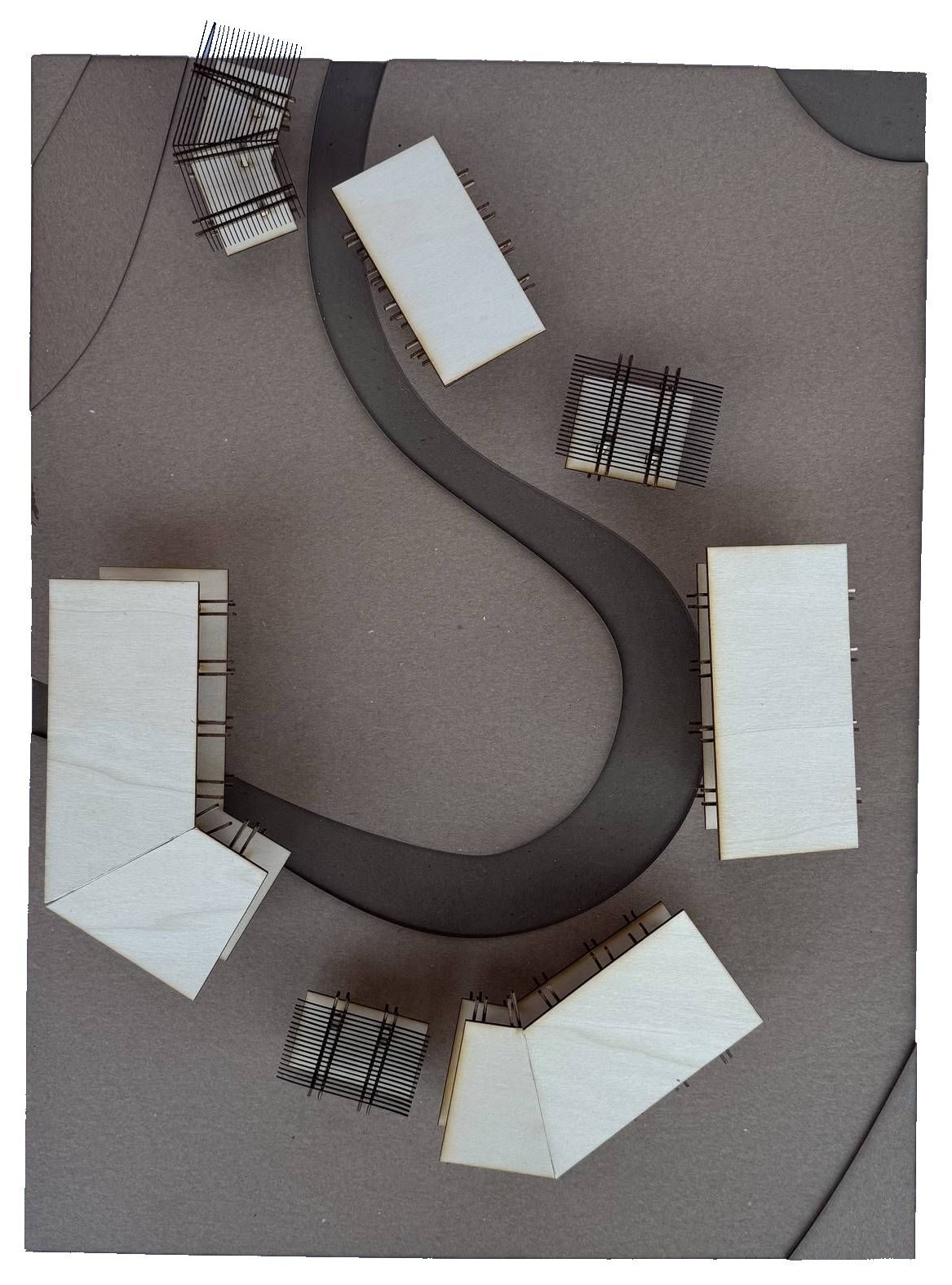 Massing model plan view