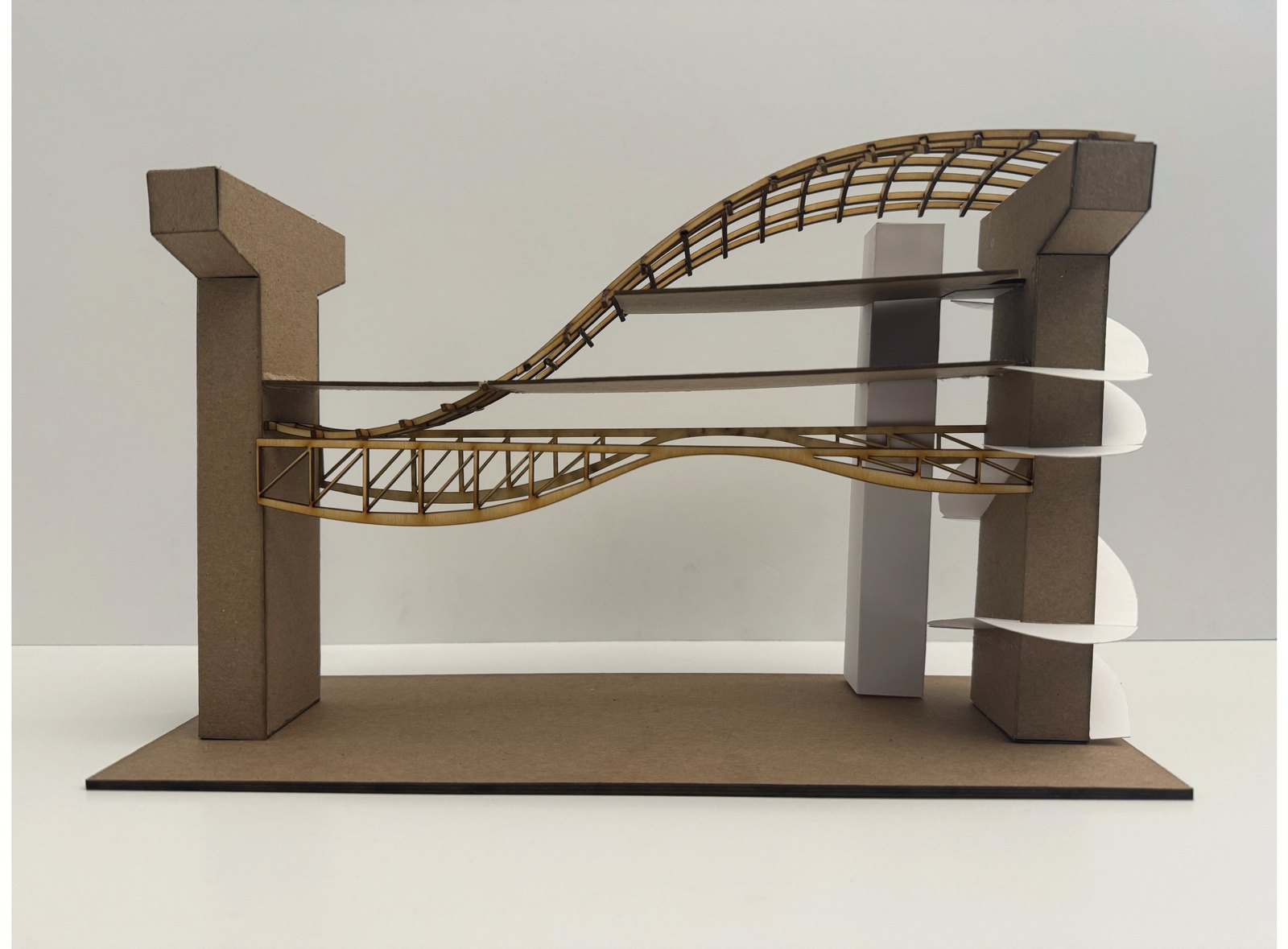 Study model, long elevation