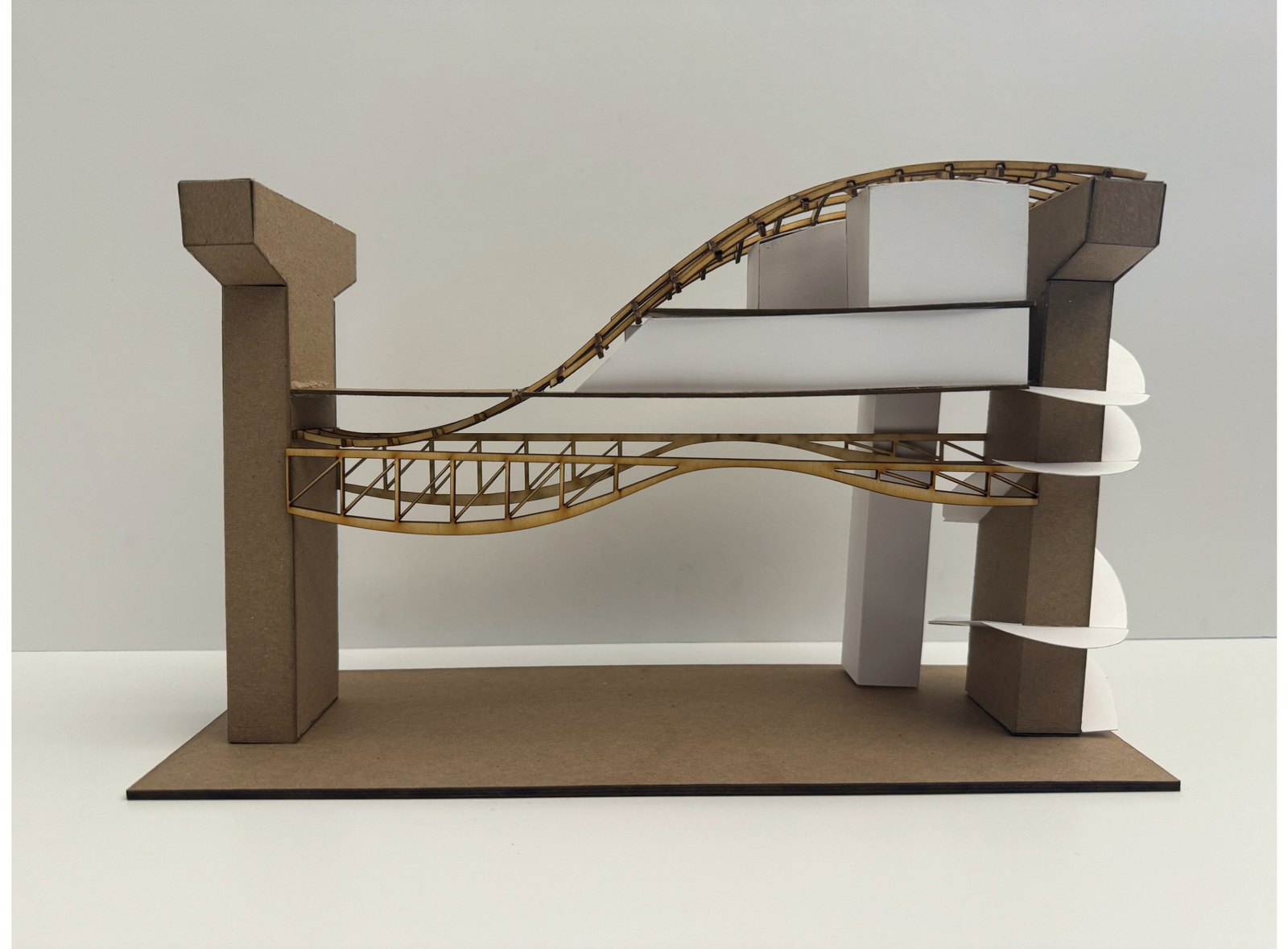 Study model, dwelling within the span